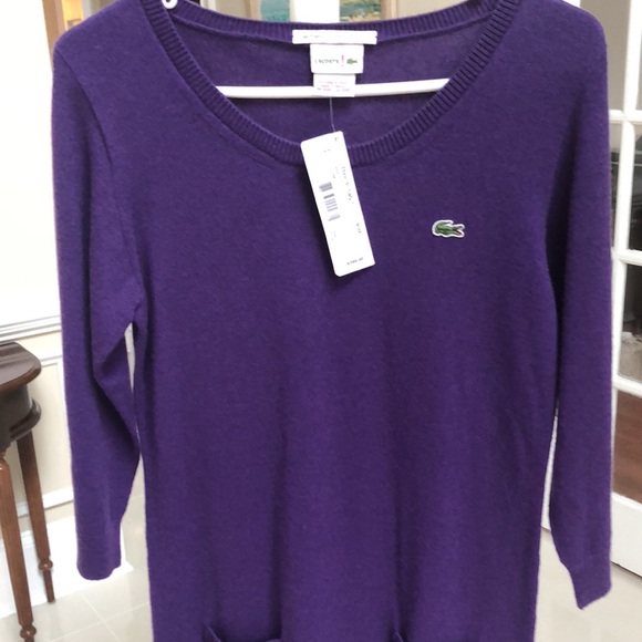 NWT Lacoste Cashmere Dress - Picture 2 of 8
